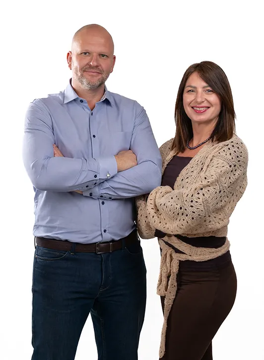 Arek i Monika właściciele Centrum BHP i PPOŻ AD-AR w Świebodzinie